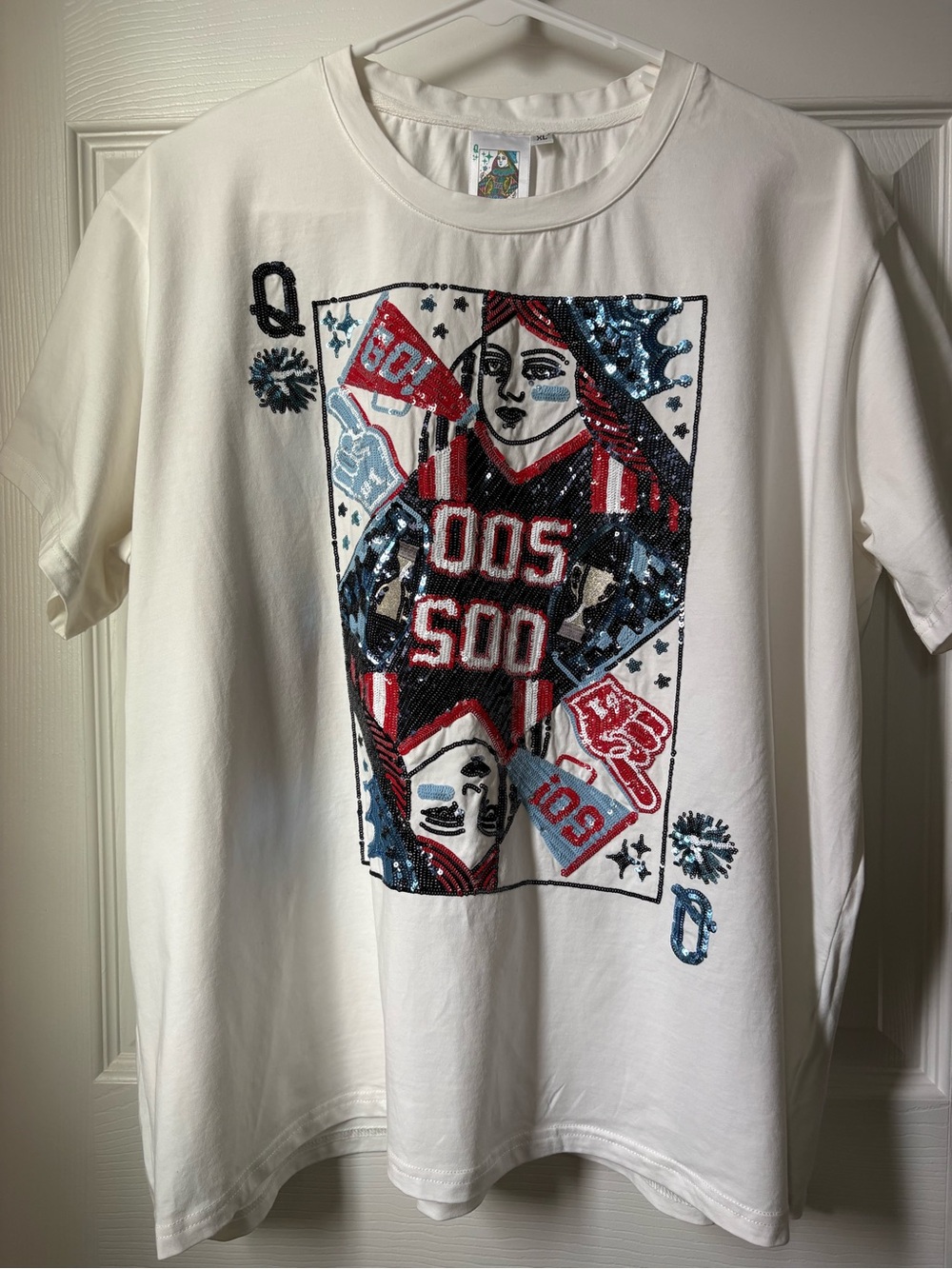 Queen of Sparkles Sports Themed Tee